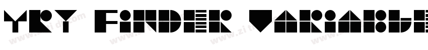 TRY Finder Variable字体转换